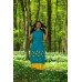 Embroidered dress "Yellow Poppies"
