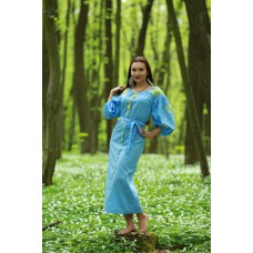 Embroidered dress "Spring Etude"