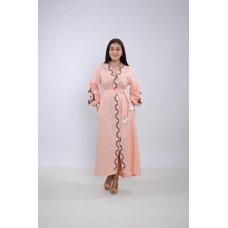 Embroidered dress "Baby Pink"