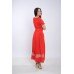 Embroidered dress "Beautiful Flame"