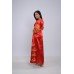 Embroidered dress "Glossy Red"
