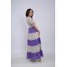 Embroidered dress "Lavender Grassland"
