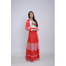 Embroidered dress "Bright Queen"