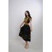 Embroidered dress "Golden Autumn Navy"