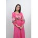 Embroidered dress "Coral Pink"