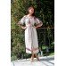 Embroidered dress "Queen's Roses"