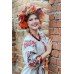 Embroidered dress "Queen's Roses"