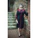Embroidered dress "Nocturne"