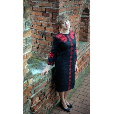 Embroidered dress "Nocturne"
