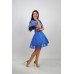 Embroidered dress "Snow in Summer"