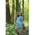 Embroidered dress "Poppies Mini" grey