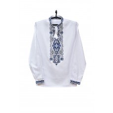 Embroidered shirt "Neptune Dark"
