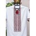 Embroidered shirt "Stars Maroon"