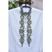Embroidered shirt "Cossack Swords Khaki"