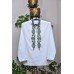 Embroidered shirt "Cossack Swords Khaki"
