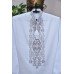 Embroidered shirt "Neptune Gray"