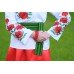 Embroidered blouse "Olvia: poppies"