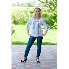 SALE!! Embroidered blouse "Olvia: tender roses", size M1