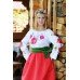 Embroidered blouse "Olvia: peonies"