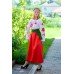 Embroidered blouse "Olvia: peonies"