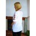 Embroidered blouse "Red Rose Mood"