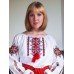 Embroidered blouse "Golden Peaks"