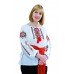 Embroidered blouse "Golden Peaks"