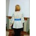 Embroidered blouse "Cornflowers on Linen"