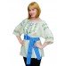 Embroidered blouse "Cornflowers on Linen"