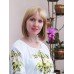 Embroidered blouse "White Lilly Mood"