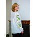 Embroidered blouse "Turquoise Lilly Mood"