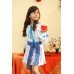 Embroidered dress/blouse/tunic "Pretty Winter"