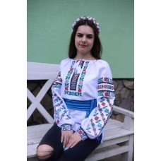 Embroidered blouse "Afternoon Bouquet"