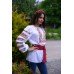 Embroidered blouse "Flowers of Sunset"