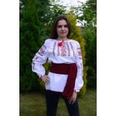 Embroidered blouse "Rose Variation"