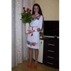 Beads Embroidered Dress "Festive Mood"