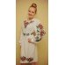 Beads Embroidered Dress "Bouquet of Roses"