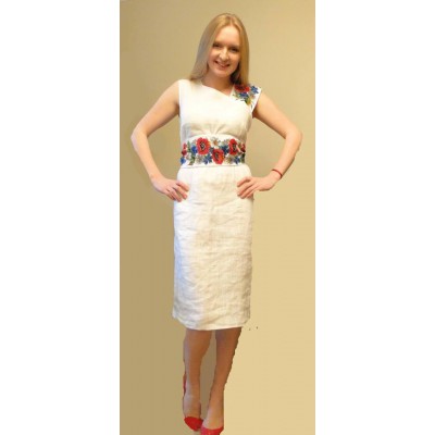 Beads Embroidered Dress "Simplicity"