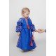 Boho Style Ukrainian Embroidered Dress for a Girl 2