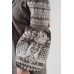 Boho Style Ukrainian Embroidered Classic Grey Dress "Sun"