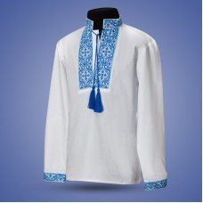 Embroidered shirt for boy "Snowy Morning"