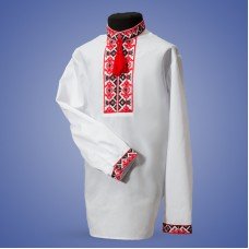 Embroidered shirt for boy "Fierce Flower"