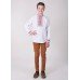 Embroidered shirt for boy "Eagle" red