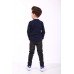 Embroidered t-shirt with long sleeves "Colours" blue/navy