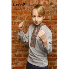 Embroidered t-shirt with long sleeves "Kotygoroshko"
