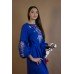 Embroidered Dress "Midnight Flowers"