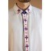 Embroidered shirt "Midnight Flowers"