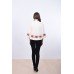 Embroidered coat "Lace" white