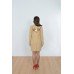 Embroidered coat "Winter Dreams" beige
