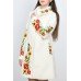 Embroidered coat "Sunrise" white